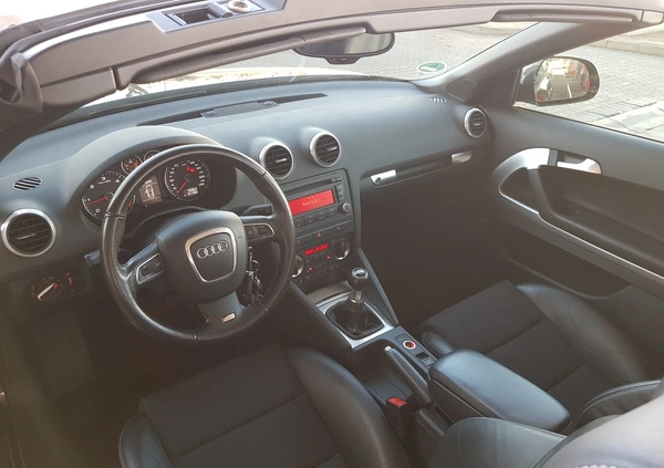 Audi A3 cena 33500 przebieg: 241000, rok produkcji 2008 z Płock małe 379